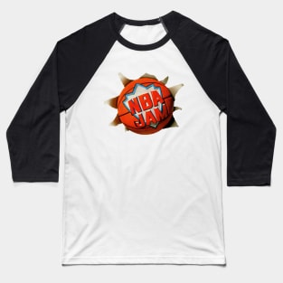 NBA JAM - vintage/worn out look Baseball T-Shirt